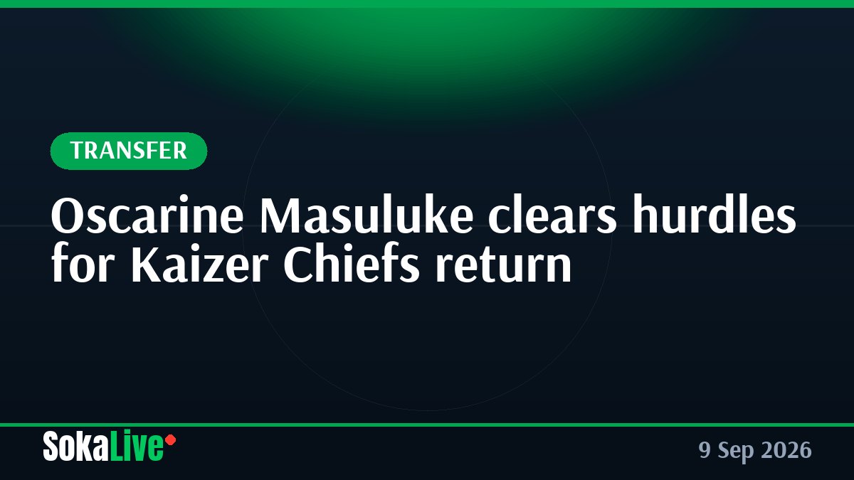 Oscarine Masuluke clears hurdles for Kaizer Chiefs return