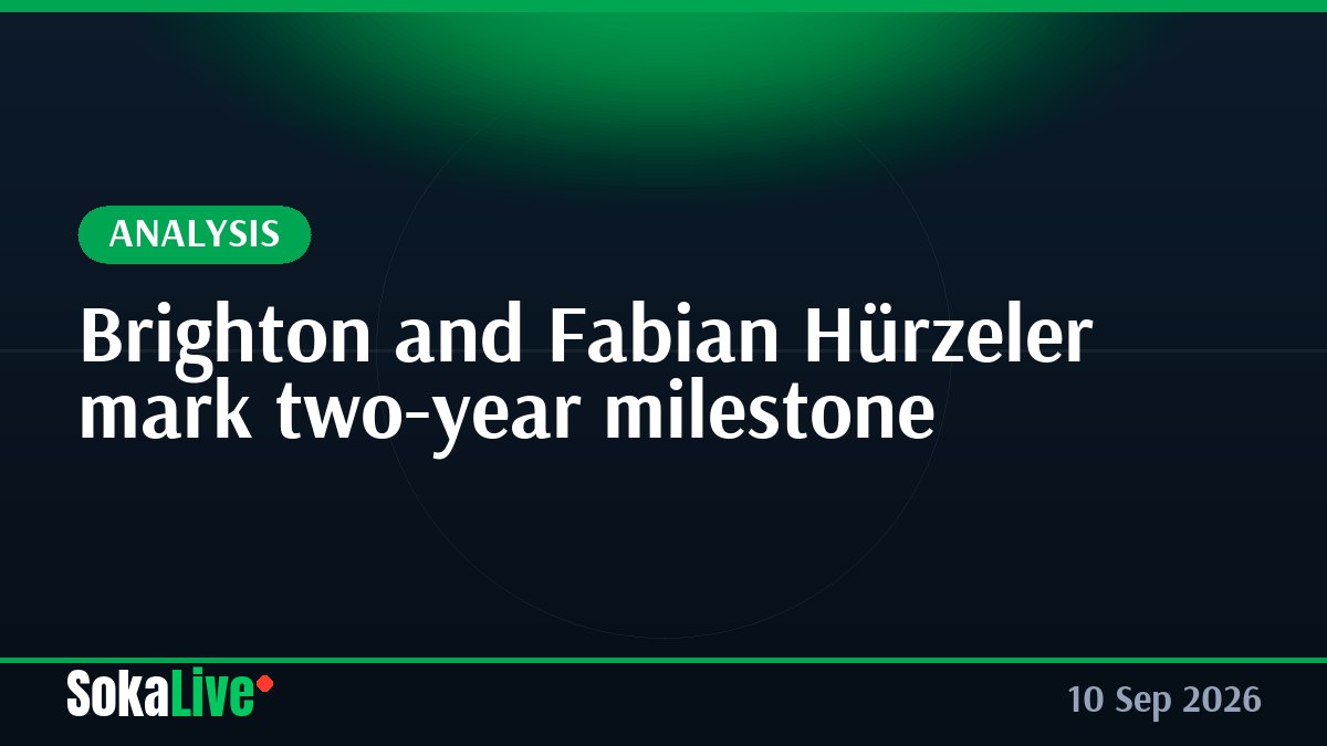 Brighton and Fabian Hürzeler mark two-year milestone