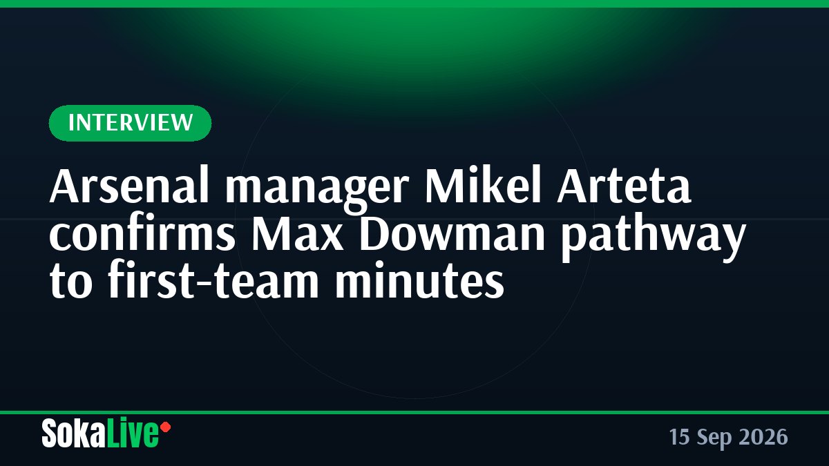 Arsenal manager Mikel Arteta confirms Max Dowman pathway to first-team minutes