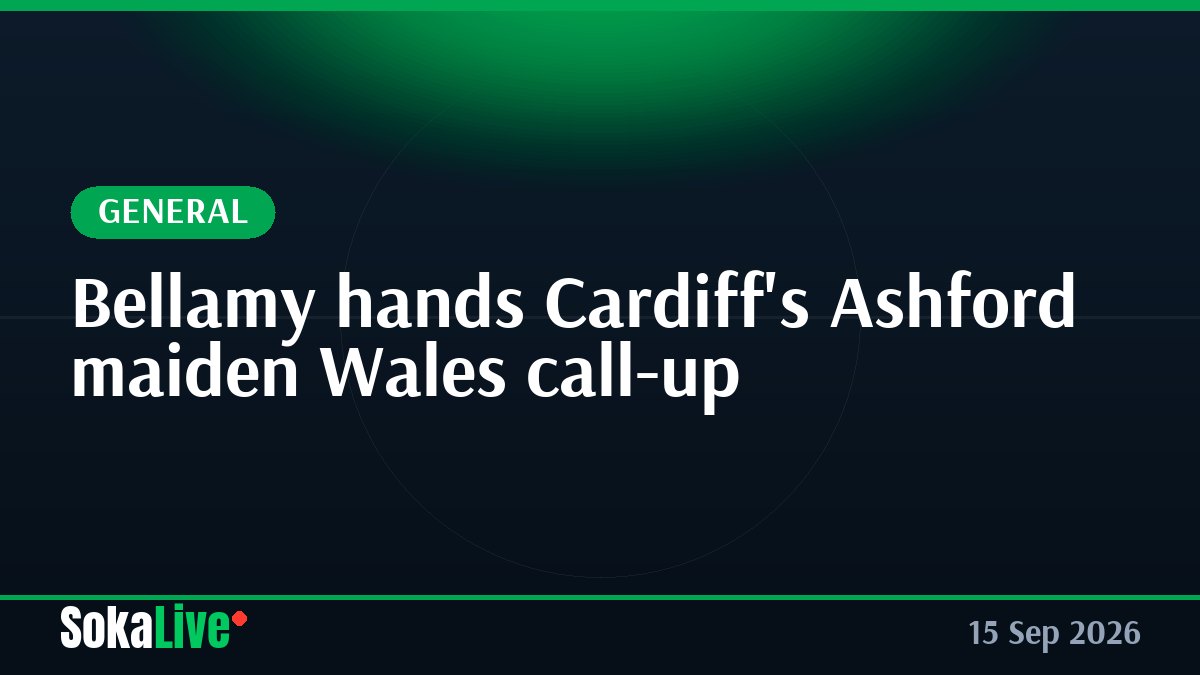 Bellamy hands Cardiff's Ashford maiden Wales call-up