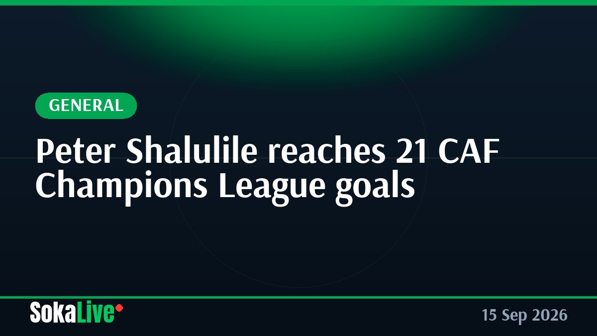 Peter Shalulile reaches 21 CAF Champions League goals