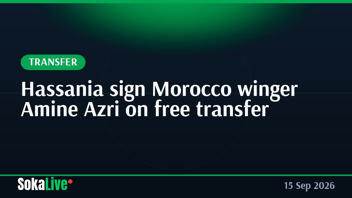 Hassania sign Morocco winger Amine Azri on free transfer