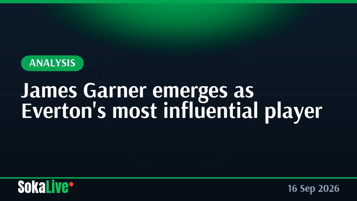 James Garner emerges as Everton's most influential player