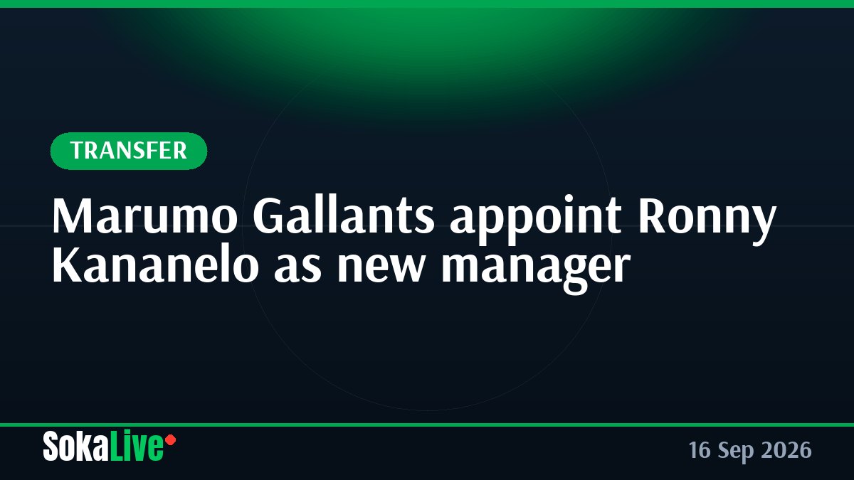 Marumo Gallants appoint Ronny Kananelo as new manager
