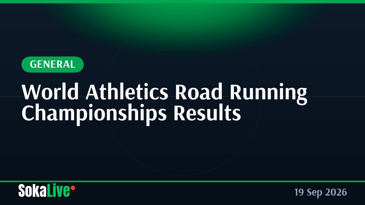 World Athletics Road Running Championships Results
