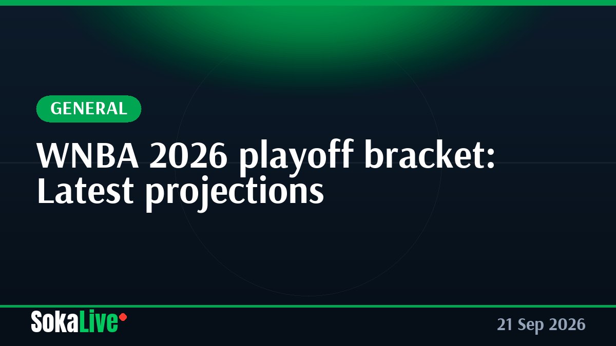 WNBA 2026 playoff bracket: Latest projections