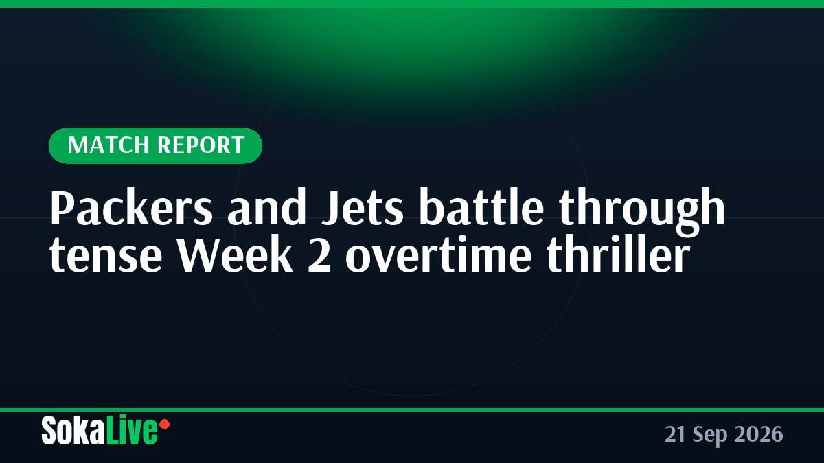 Packers and Jets battle through tense Week 2 overtime thriller