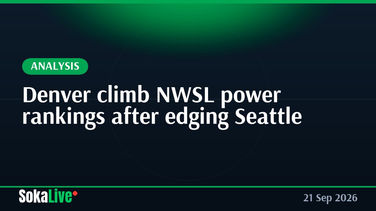 Denver climb NWSL power rankings after edging Seattle