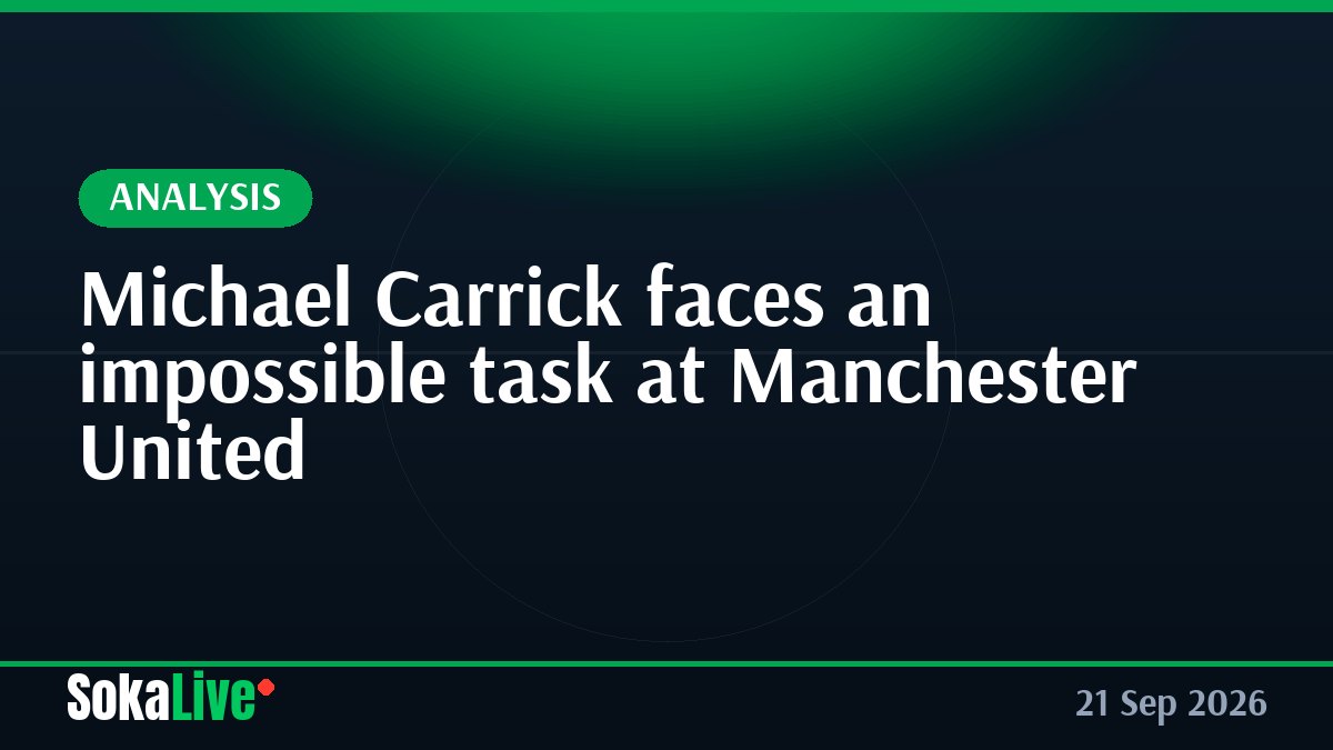Michael Carrick faces an impossible task at Manchester United