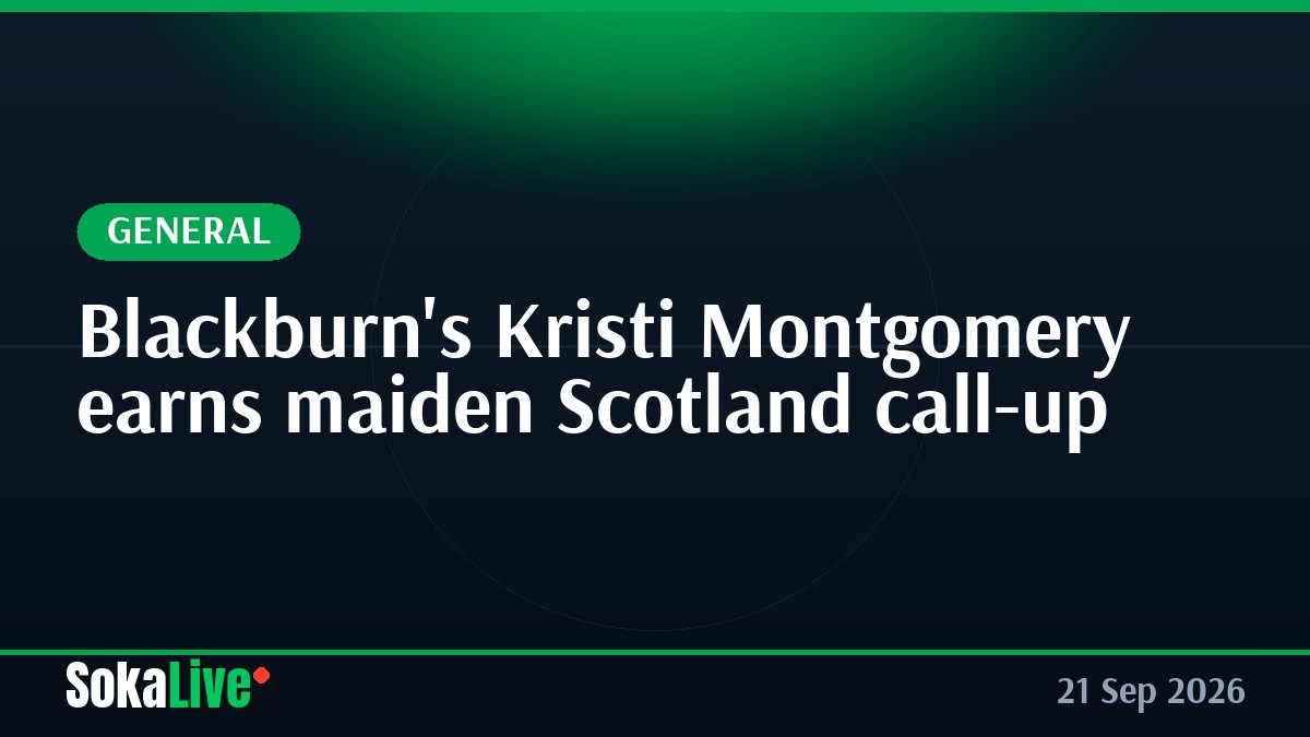 Blackburn's Kristi Montgomery earns maiden Scotland call-up
