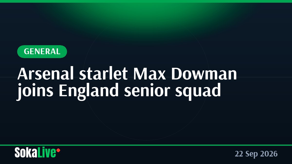 Arsenal starlet Max Dowman joins England senior squad
