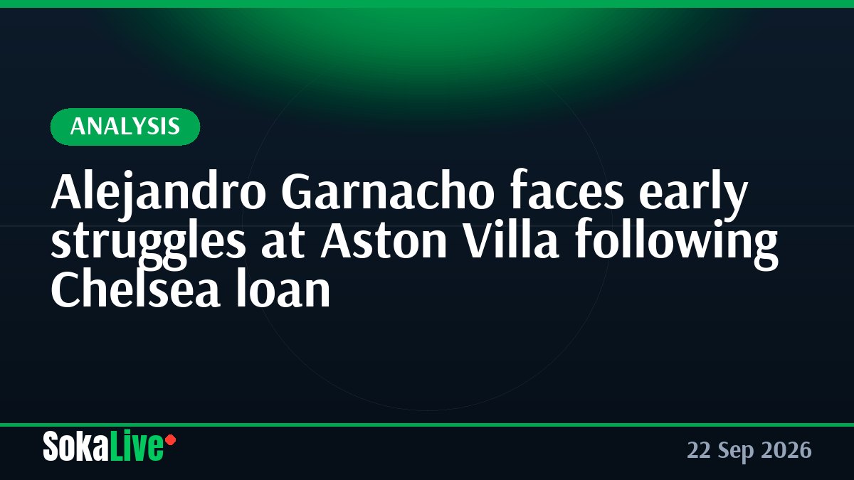 Alejandro Garnacho faces early struggles at Aston Villa following Chelsea loan
