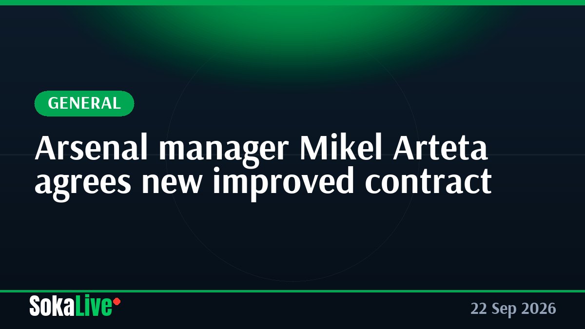 Arsenal manager Mikel Arteta agrees new improved contract