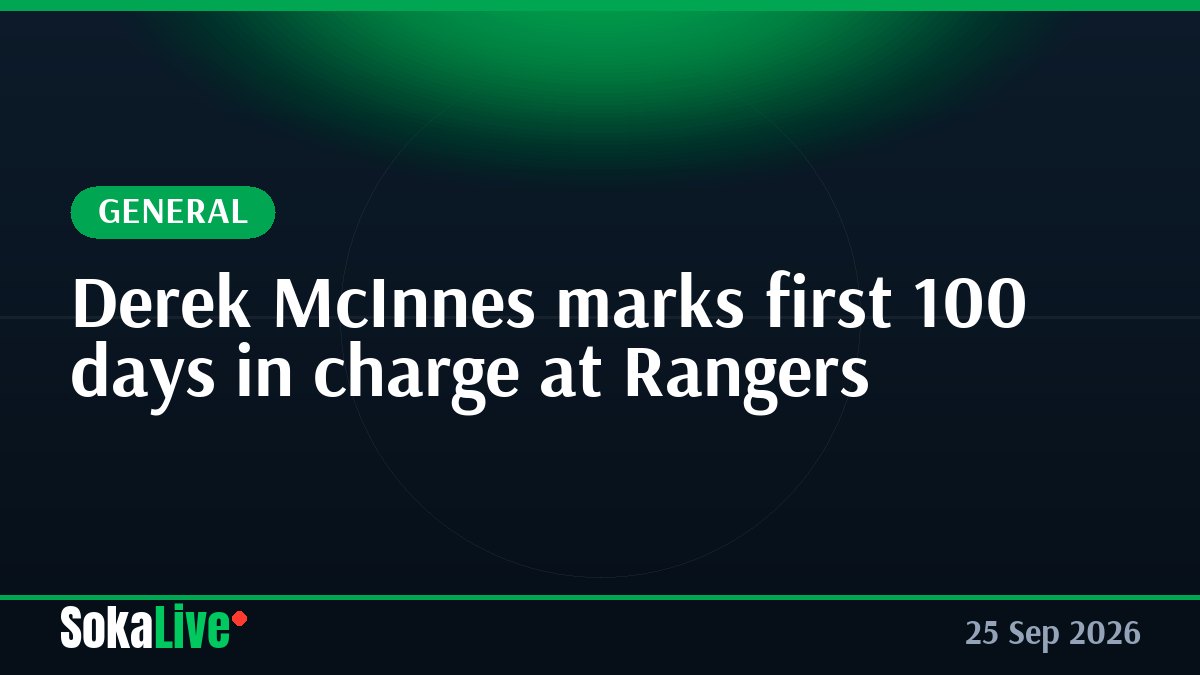 Derek McInnes marks first 100 days in charge at Rangers