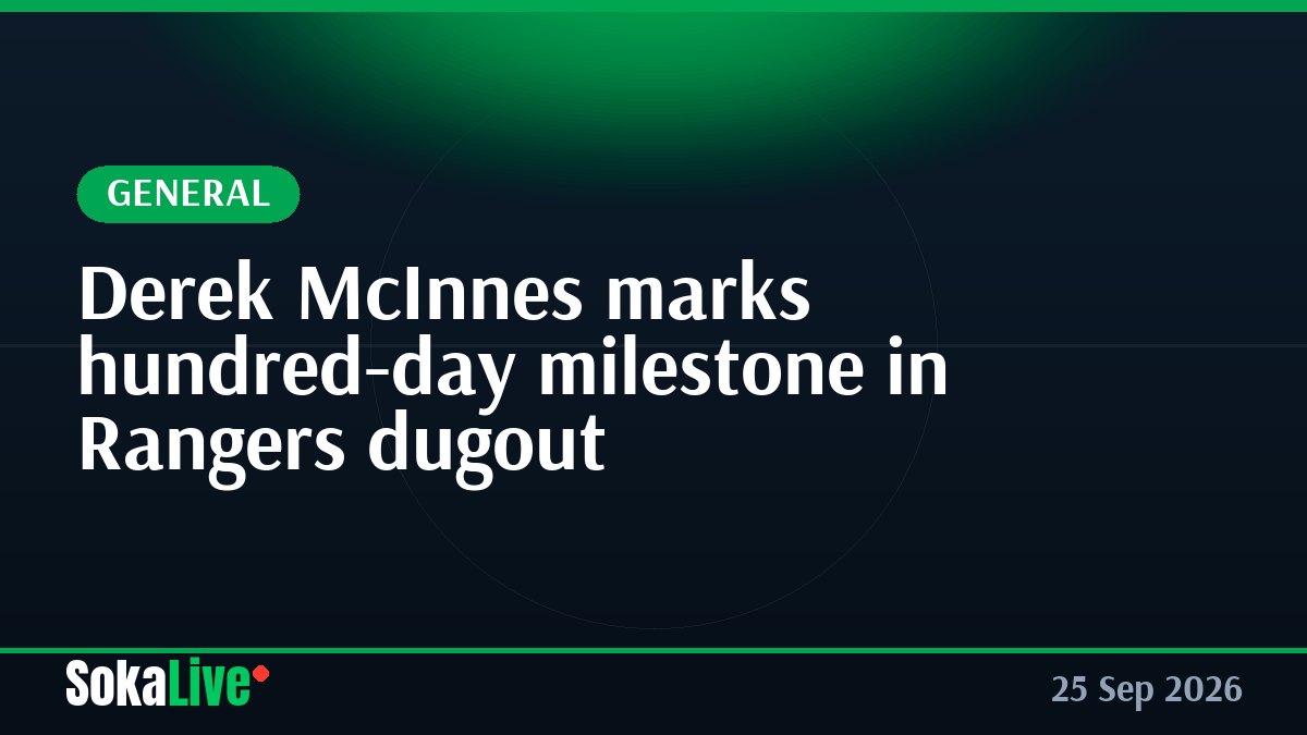 Derek McInnes marks hundred-day milestone in Rangers dugout