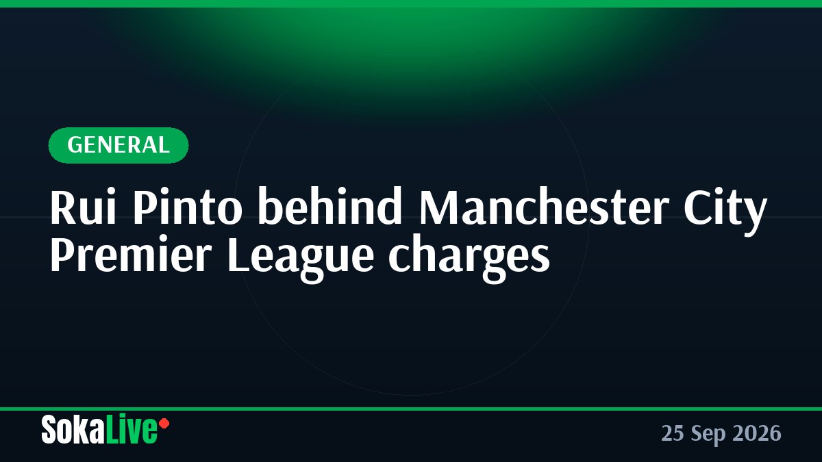 Rui Pinto behind Manchester City Premier League charges