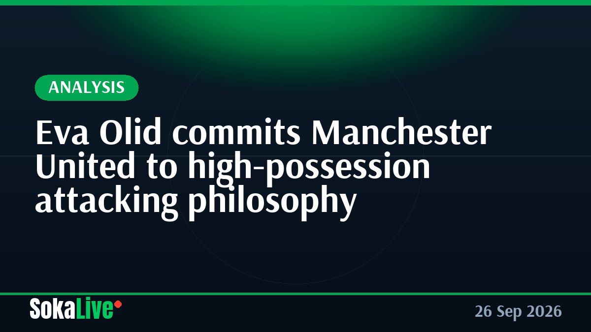 Eva Olid commits Manchester United to high-possession attacking philosophy