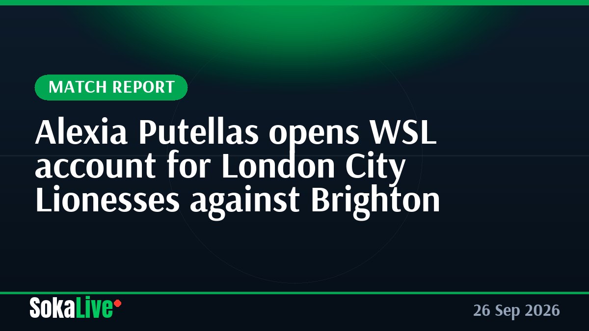 Alexia Putellas opens WSL account for London City Lionesses against Brighton