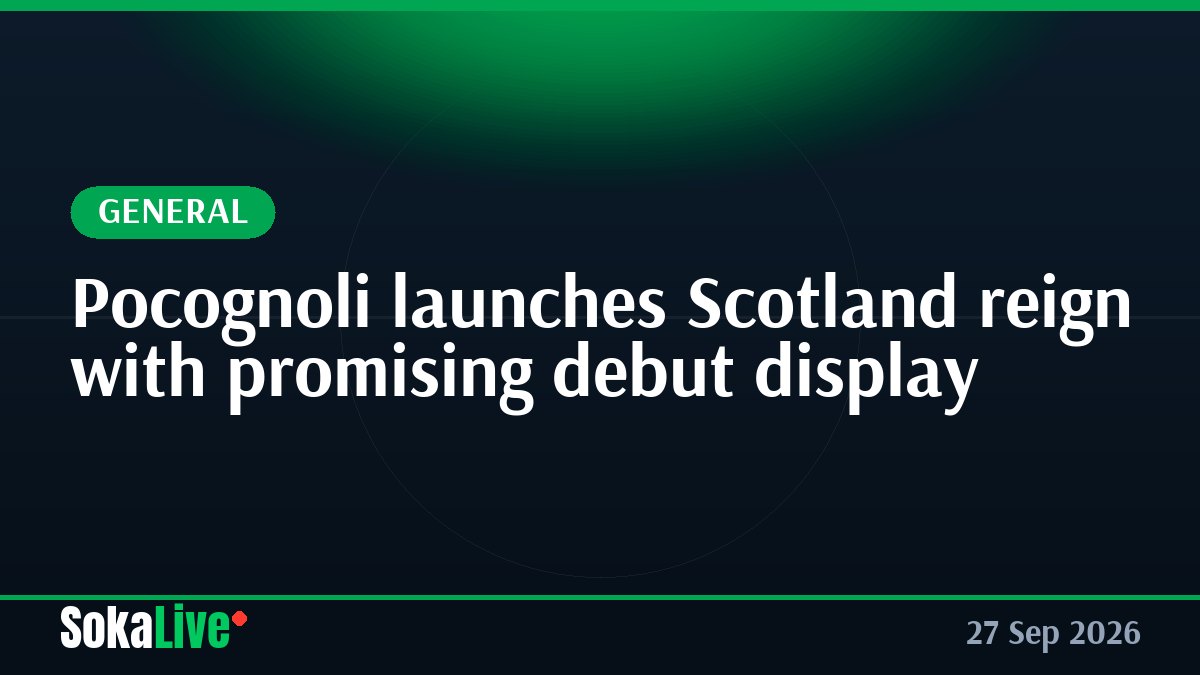 Pocognoli launches Scotland reign with promising debut display