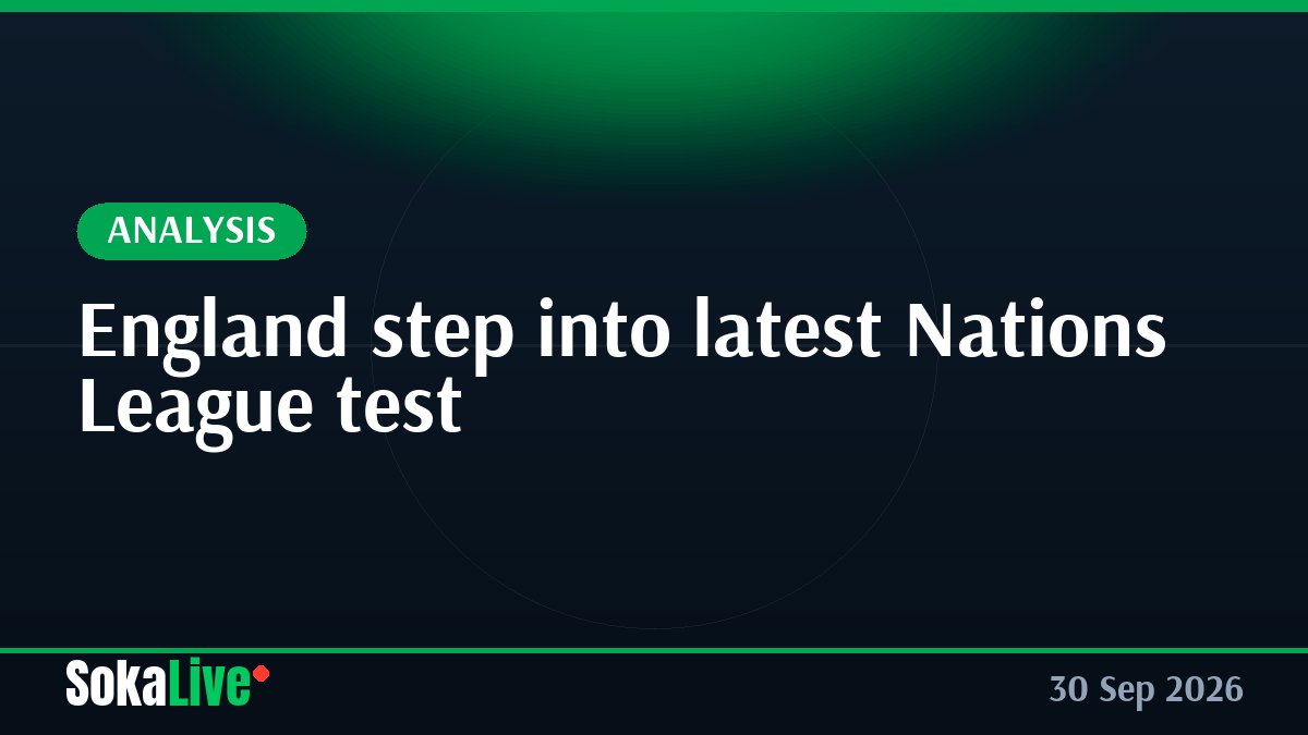 England step into latest Nations League test