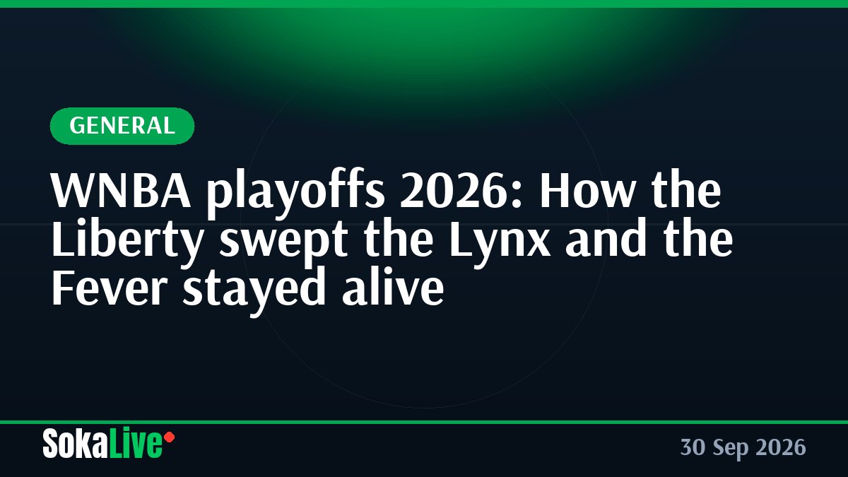 WNBA playoffs 2026: How the Liberty swept the Lynx and the Fever stayed alive