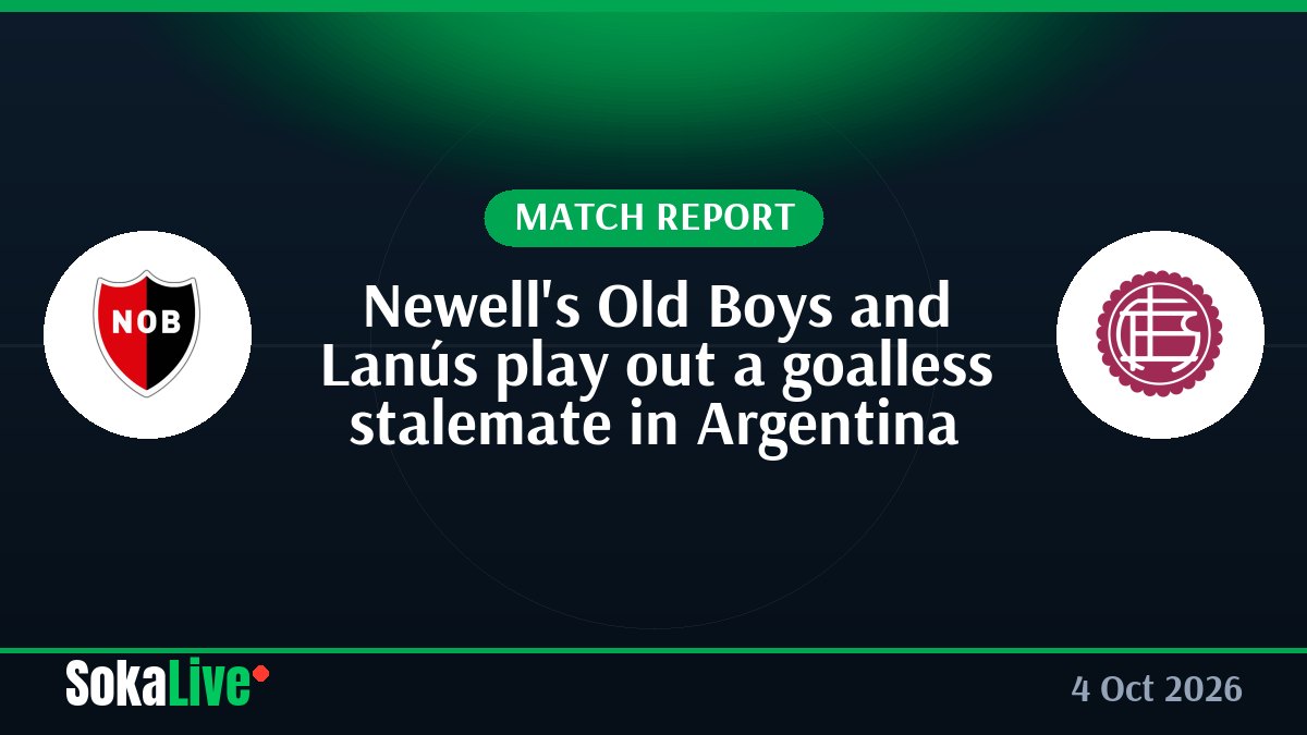 Newell's Old Boys and Lanús play out a goalless stalemate in Argentina