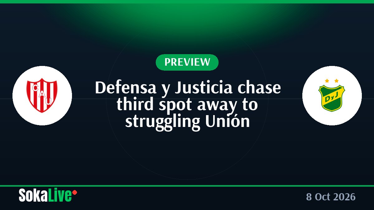 Defensa y Justicia chase third spot away to struggling Unión