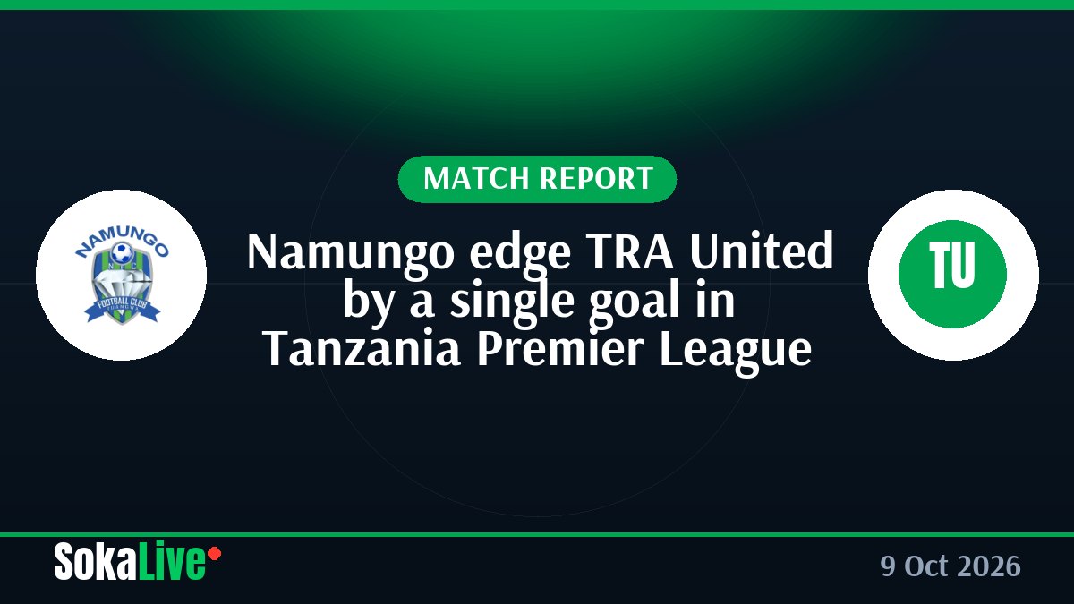 Namungo edge TRA United by a single goal in Tanzania Premier League