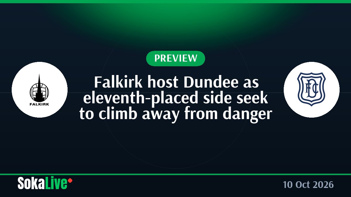 Falkirk host Dundee as eleventh-placed side seek to climb away from danger
