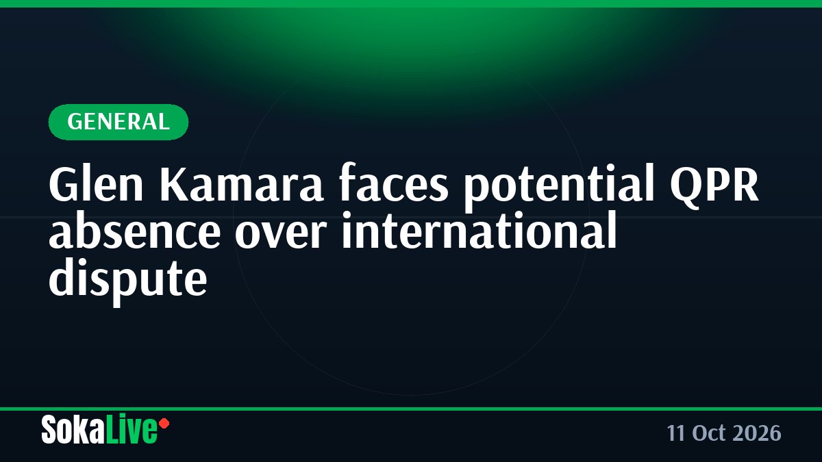 Glen Kamara faces potential QPR absence over international dispute