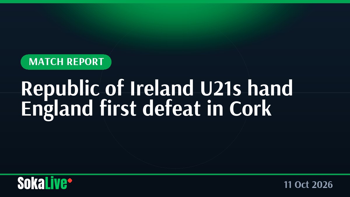 Republic of Ireland U21s hand England first defeat in Cork