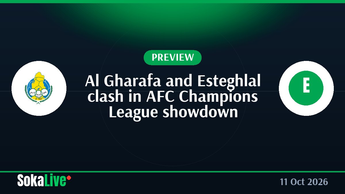 Al Gharafa and Esteghlal clash in AFC Champions League showdown