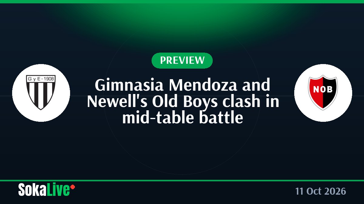 Gimnasia Mendoza and Newell's Old Boys clash in mid-table battle