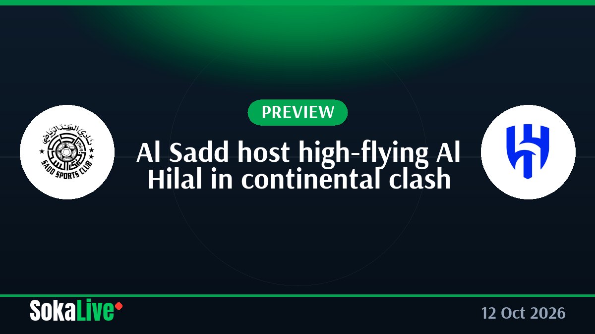 Al Sadd host high-flying Al Hilal in continental clash