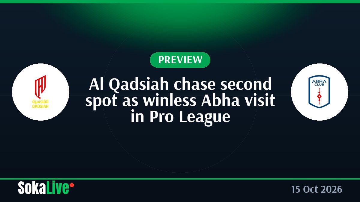 Al Qadsiah chase second spot as winless Abha visit in Pro League