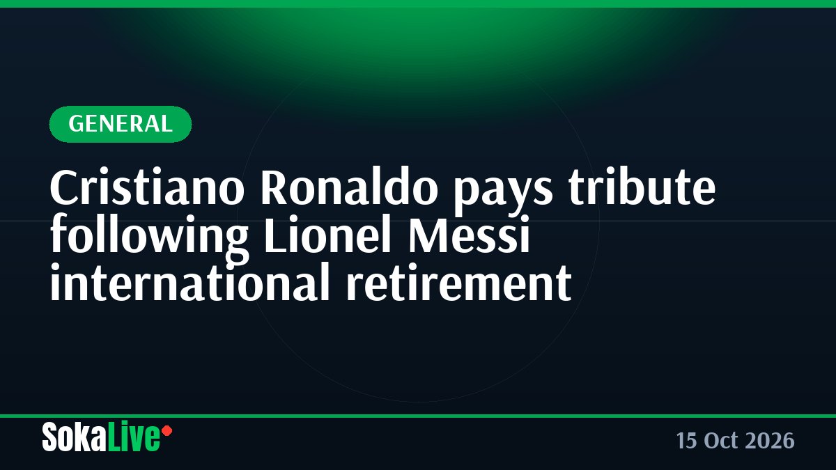 Cristiano Ronaldo pays tribute following Lionel Messi international retirement