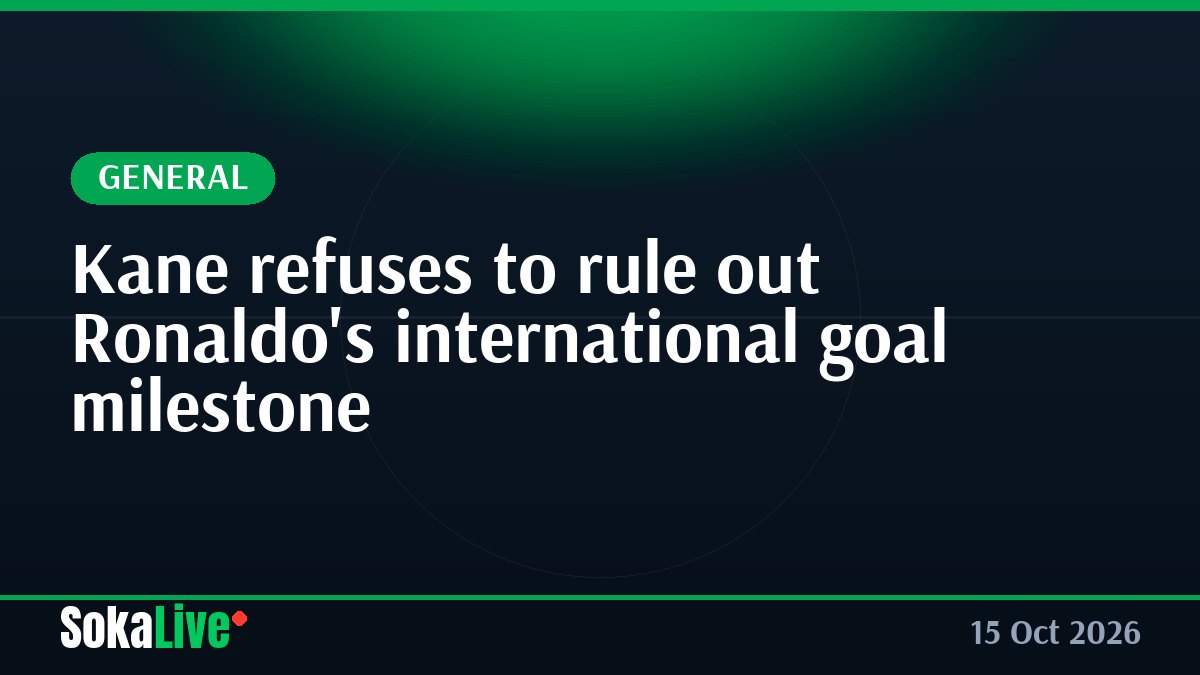 Kane refuses to rule out Ronaldo's international goal milestone