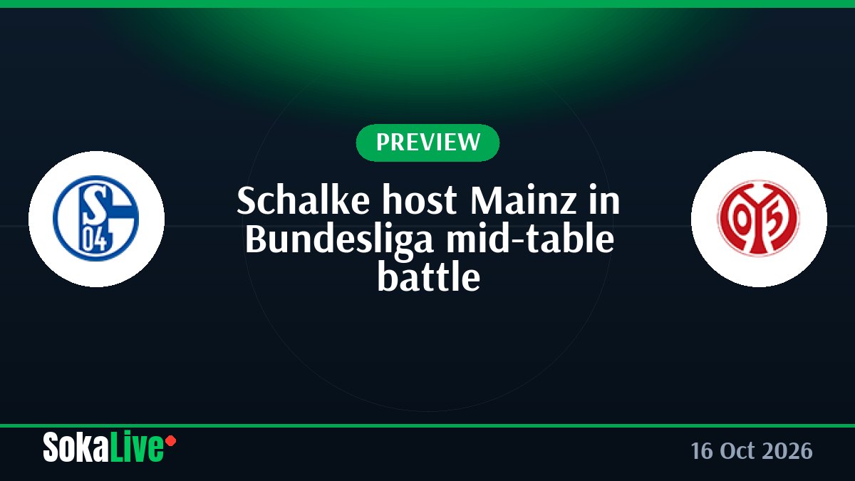 Schalke host Mainz in Bundesliga mid-table battle