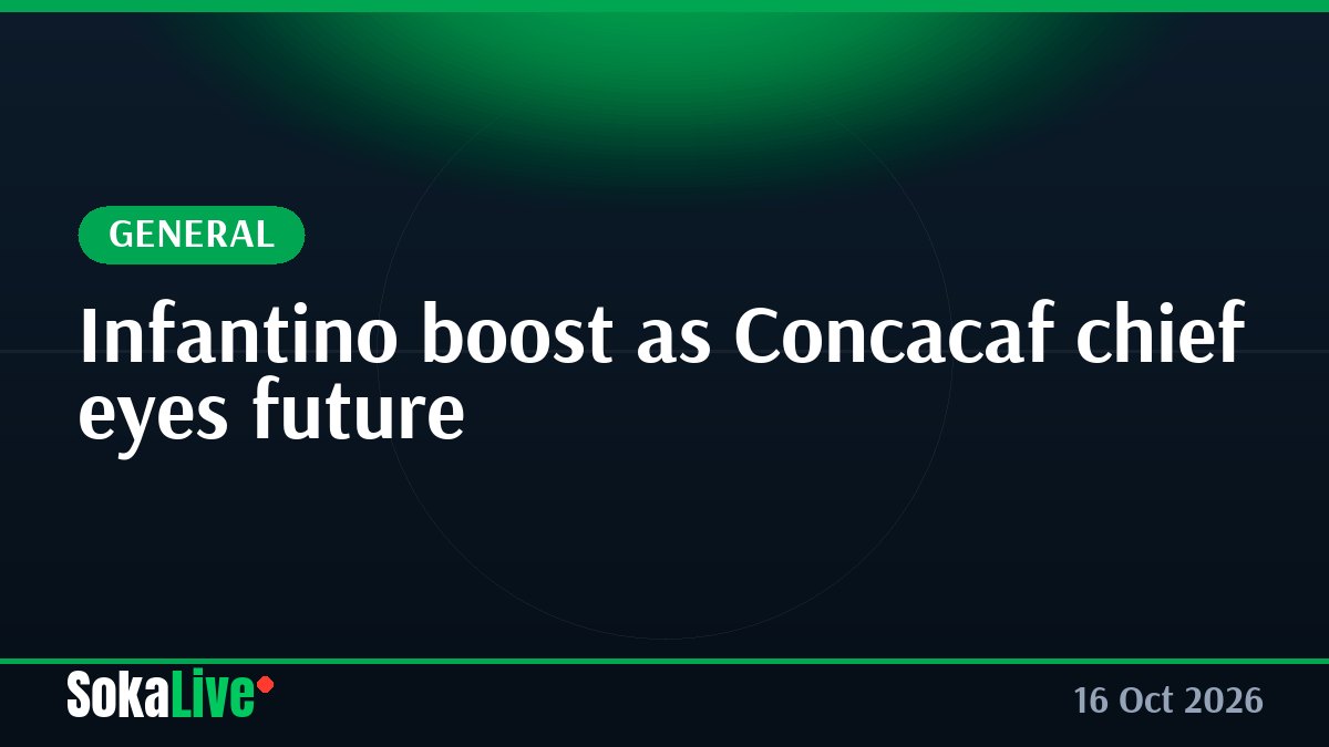 Infantino boost as Concacaf chief eyes future