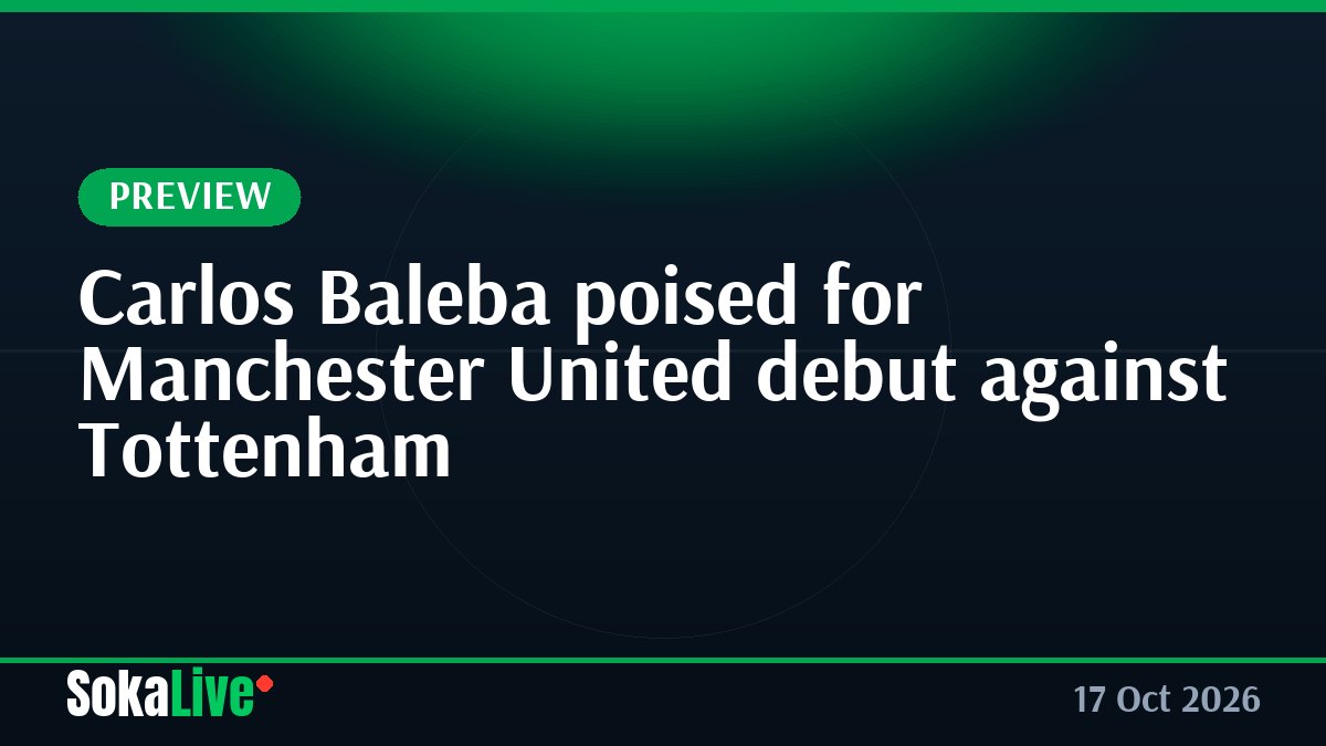 Carlos Baleba poised for Manchester United debut against Tottenham