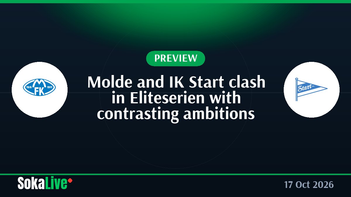 Molde and IK Start clash in Eliteserien with contrasting ambitions