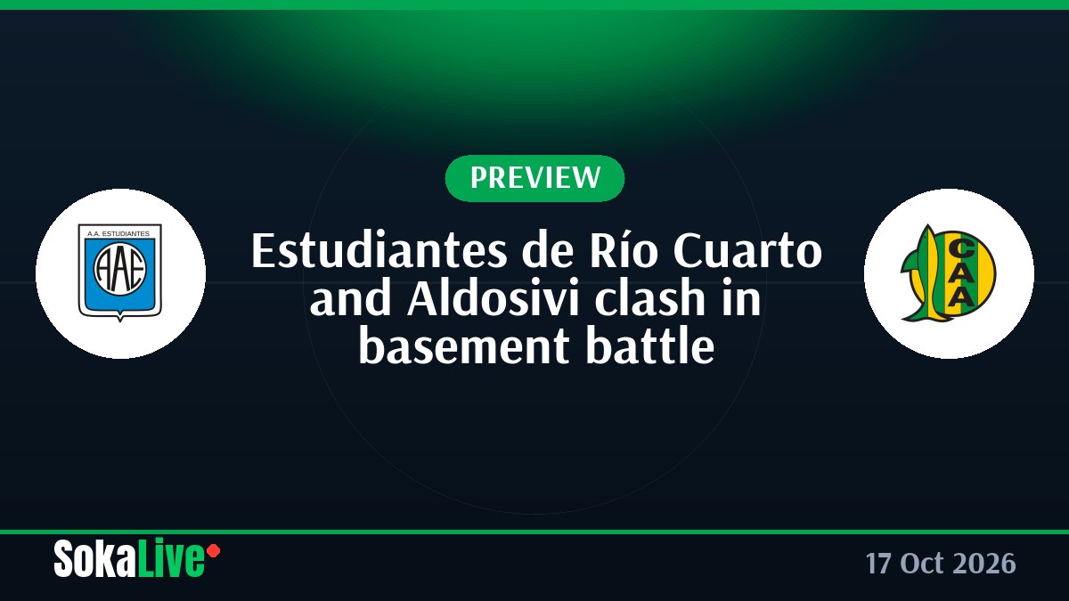 Estudiantes de Río Cuarto and Aldosivi clash in basement battle