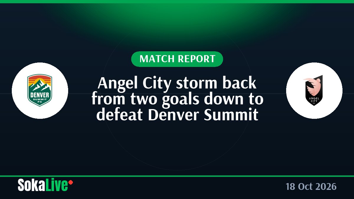 Angel City storm back from two goals down to defeat Denver Summit